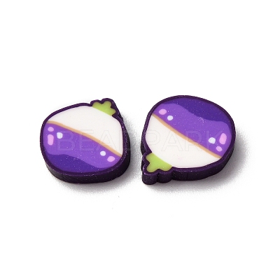 Handmade Polymer Clay Cabochons CLAY-B007-03G-1