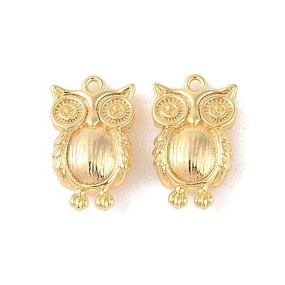 Brass Pendants Rhinestone Settings KK-Q816-40G-1