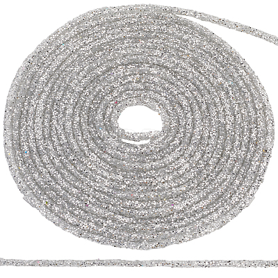 5 Yards Hollow PVC Tubular Synthetic Rubber Cord DIY-WH20002-646-1