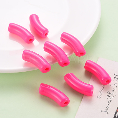 Opaque Acrylic Beads MACR-S372-001B-S005-1