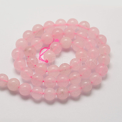 Natural Rose Quartz Beads Strands X-G-P281-02-6mm-1