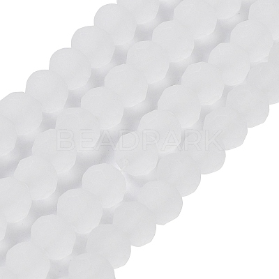Transparent Glass Beads Strands EGLA-A044-T8mm-MD19-1