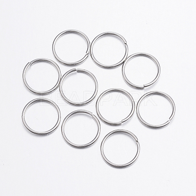 Tarnish Resistant 304 Stainless Steel Open Jump Rings STAS-P151-05-1