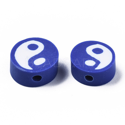 Handmade Polymer Clay Beads CLAY-T016-65I-1