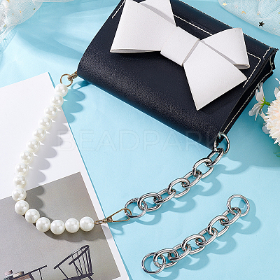 Alloy Cable Chain Purse Strap Extenders DIY-WH0304-707P-1