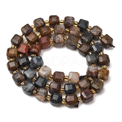 Natural Pietersite Beads Strands GG-CBAC972-A20-01-1