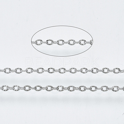 Tarnish Resistant 304 Stainless Steel Chains CHS-S001-12B-P-1