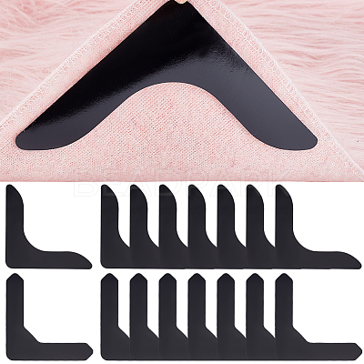 AHADEMAKER 16Pcs 2 Style PU Self Adhesive Non Slip Carpet Stickers FIND-GA0005-65-1