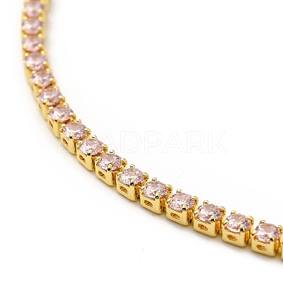 Adjustable Brass Micro Pave Cubic Zirconia Bracelets BJEW-A132-18G-1