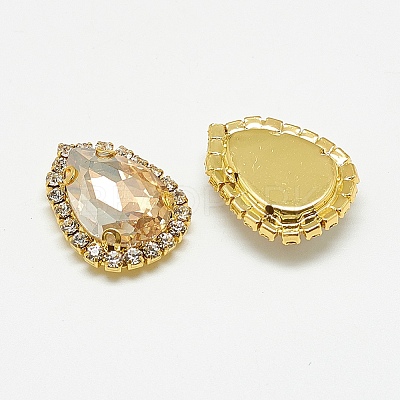 Sew on Rhinestone RGLA-T122-13x18-06G-1