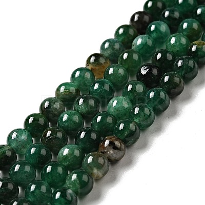 Natural Fuchsite Beads Strands G-SZ0001-29A-1