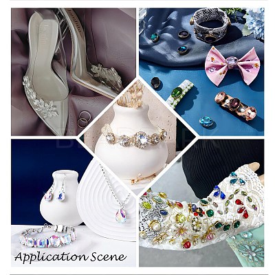 Sew on Rhinestone GLAA-N048-001B-12-1