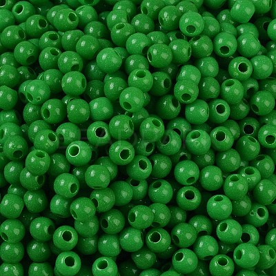 Opaque Acrylic Beads SACR-A007-01A-13-1