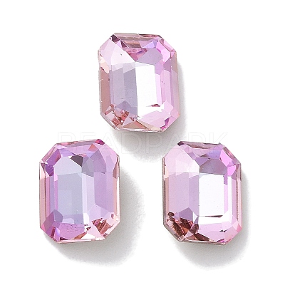 Glass Rhinestone Cabochons RGLA-G020-01E-D123-1