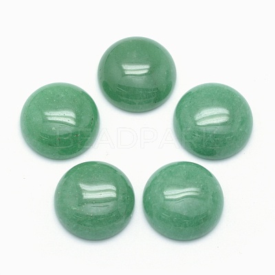 Natural Green Aventurine Cabochons G-E492-B-10-1