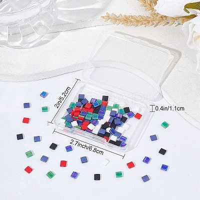 180Pcs 6 Style MIYUKI TILA Beads SEED-SC0001-05-1