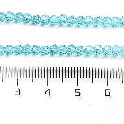 Transparent Glass Beads Strands EGLA-A035-T3mm-D08-1