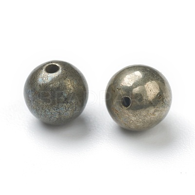Natural Pyrite Beads G-H267-03B-1