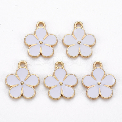 Alloy Enamel Pendants ENAM-N055-033G-NR-1
