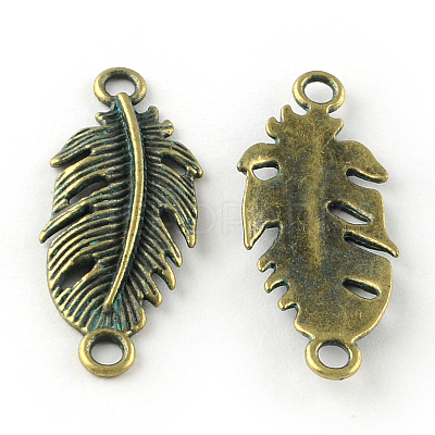 Feather Zinc Alloy Links connectors PALLOY-R065-139-LF-1