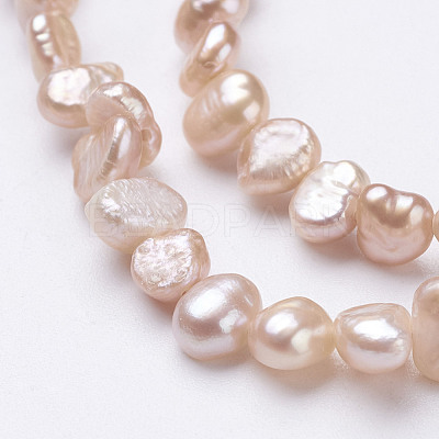 Natural Cultured Freshwater Pearl Beads Strands PEAR-P002-53D-1