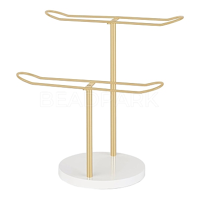 2-Tier T Shaped Iron Hair Band Display Stands PW-WGA11D5-01-1