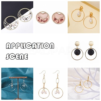 Brass Linking Rings KK-Q735-43G-1