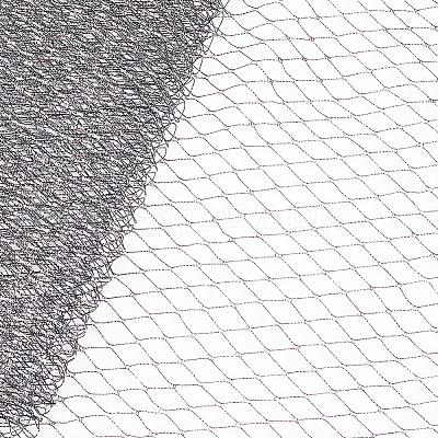 2M Deco Mesh Ribbons SRIB-WH0011-177A-1