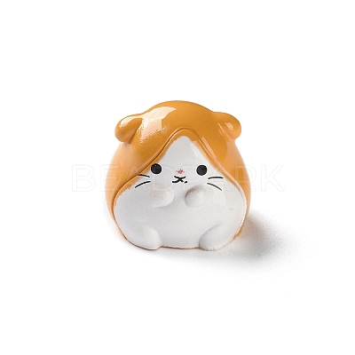 Resin Hamster Display Decoration AJEW-S037-06-01-1