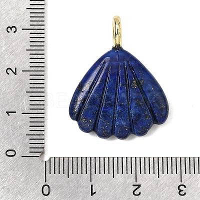 Dyed Natural Lapis Lazuli Carved Pendants G-C282-05G-1