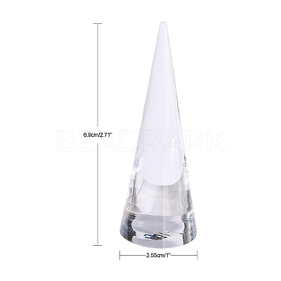 Acrylic Organic Glass Ring Displays X-RDIS-G005-04C-1