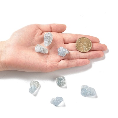 Rough Raw Natural Celestite/Celestine Beads G-C231-07-1