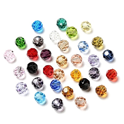 Imitation Austrian Crystal Beads SWAR-F021-6mm-M-1