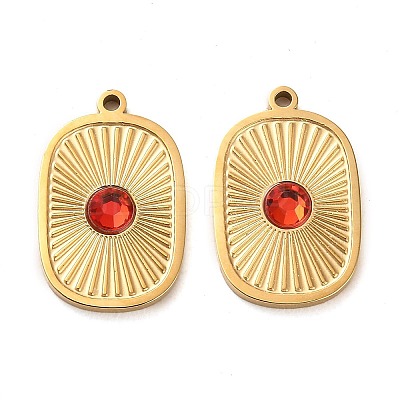 High Polished 304 Stainless Steel Pendants STAS-L022-090G-1