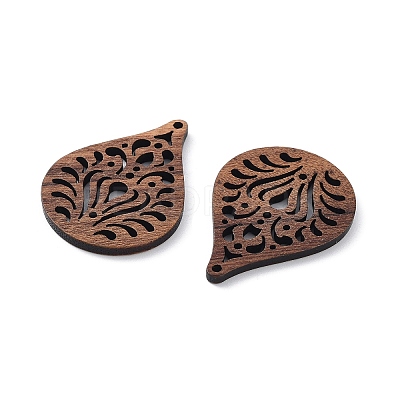 Walnut Wood Laser Cut Pendants X-WOOD-Q051-03A-1