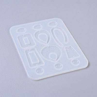 Earring Pendant Silicone Molds X-DIY-L023-31-1