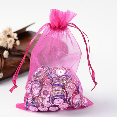 Organza Gift Bags with Drawstring OP-R016-10x15cm-07-1