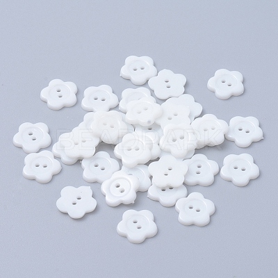 Acrylic Sewing Buttons for Costume Design X-BUTT-E074-B-10-1