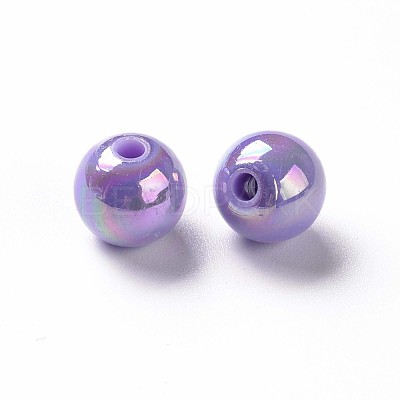 Opaque Acrylic Beads MACR-S370-D10mm-SS2114-1