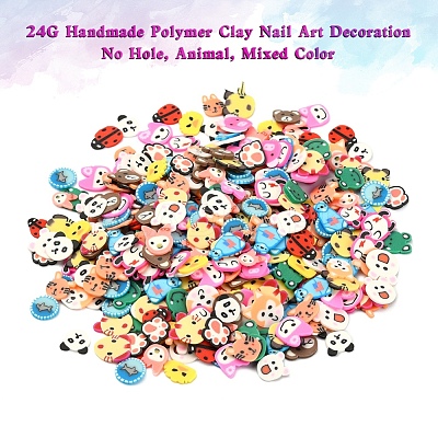 24G Handmade Polymer Clay Cabochons CLAY-YW0001-17B-1