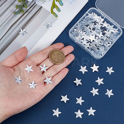 100Pcs Acrylic Rhinestone Cabochons OACR-CY0001-02-1