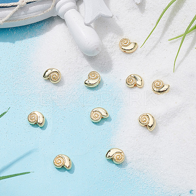 10Pcs Alloy Beads TIBEB-GO0001-03-1