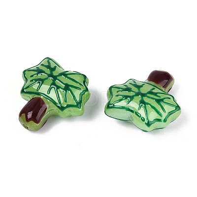Handmade Lampwork Enamel Beads LAMP-T023-21C-1