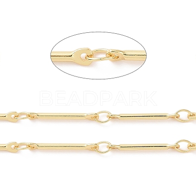 Brass Bar Link Chains CHC-G016-01G-1