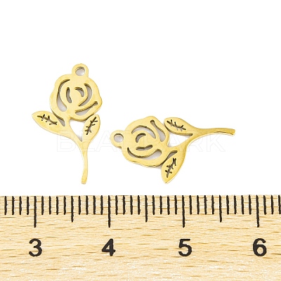 5Pcs 201 Stainless Steel Pendants LS-STAS-M056-06G-1