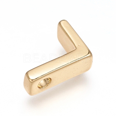 Brass Charms X-ZIRC-I037-01L-G-1