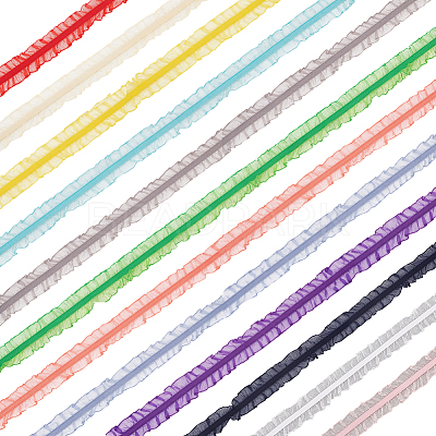 30 Yards 12 Colors Chinlon Elastic Lace Trim EW-FG0001-01-1