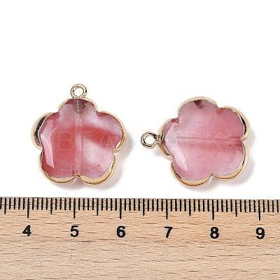 Natural & Synthetic Mixed Gemstone Pendants G-P566-01G-1