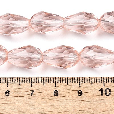 Transparent Glass Beads Strands EGLA-N013-T10mm-D22-1