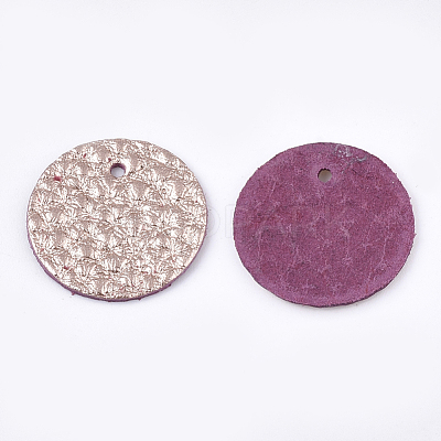 Eco-Friendly Cowhide Pendants FIND-S301-04A-04-1